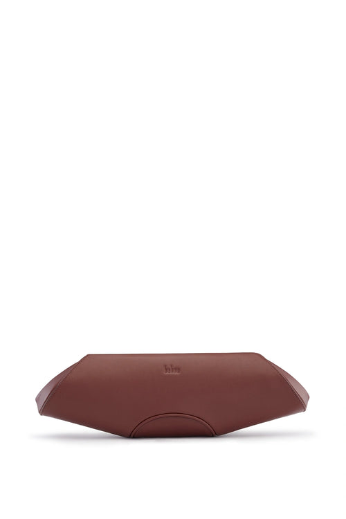 Elizabeth Nappa Brick Baguette Clutch Bag
