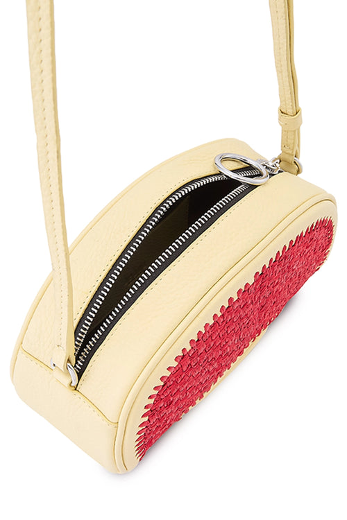 Elizabeth Raffia Buttercream Camera Bag