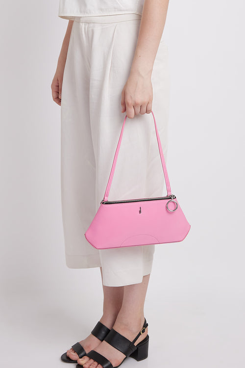 Elizabeth Nappa Gum Pink Mini Pouchette Bag
