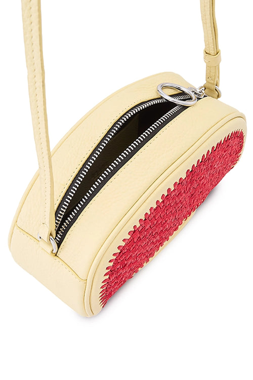 Elizabeth Raffia Buttercream Camera Bag