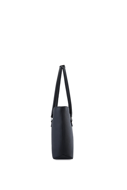 Elizabeth Pebble Black Tote Bag