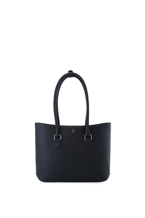 Elizabeth Pebble Black Tote Bag