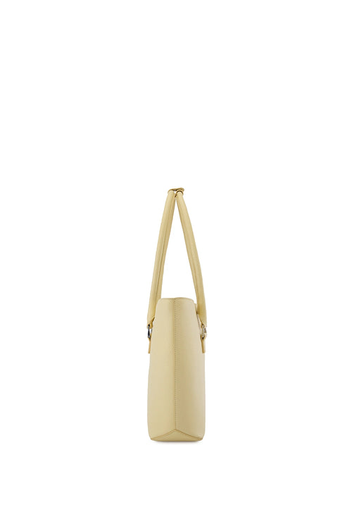 Elizabeth Pebble Buttercream Tote Bag