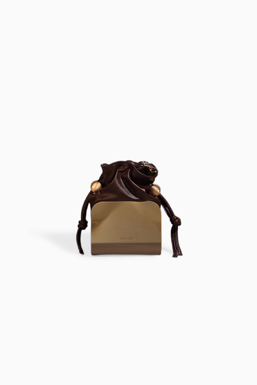 Pecan Brown Moulded Potli
