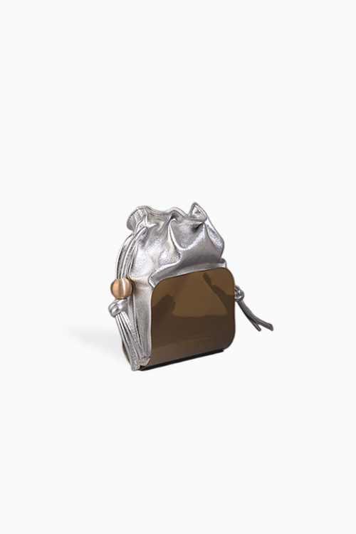 Silver Moulded Potli