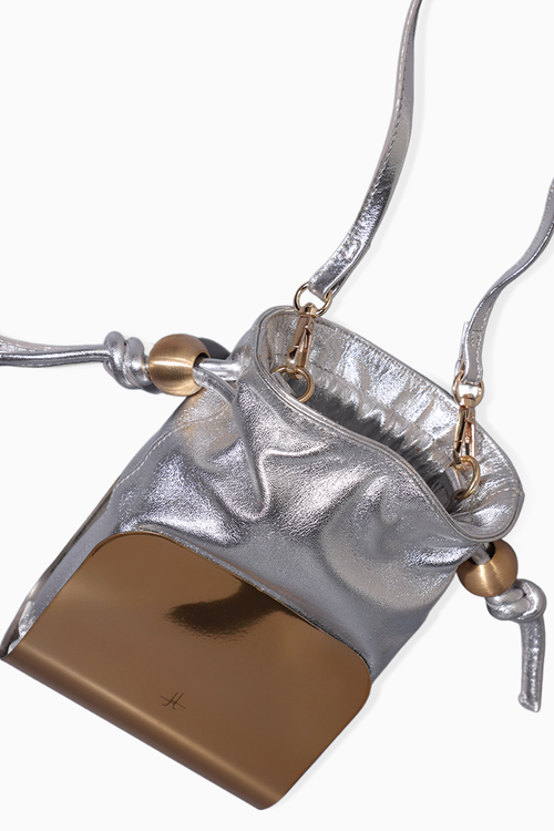 Silver Moulded Potli