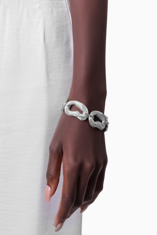 Sylvie Link Bracelet - Silver Tone