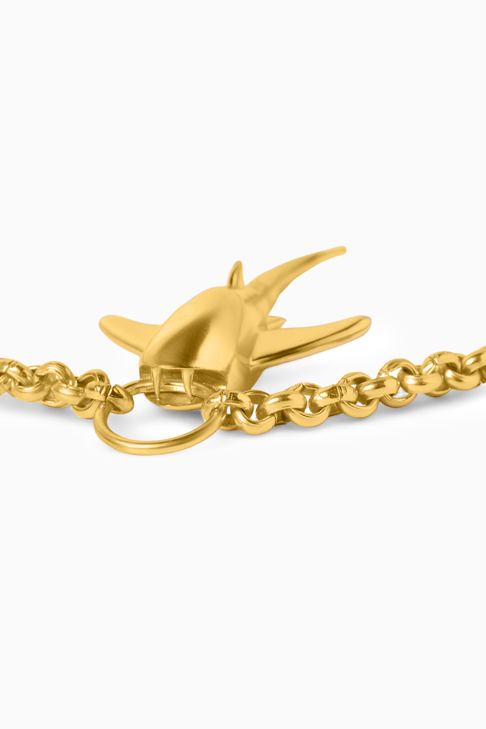 Shark Necklace Gold