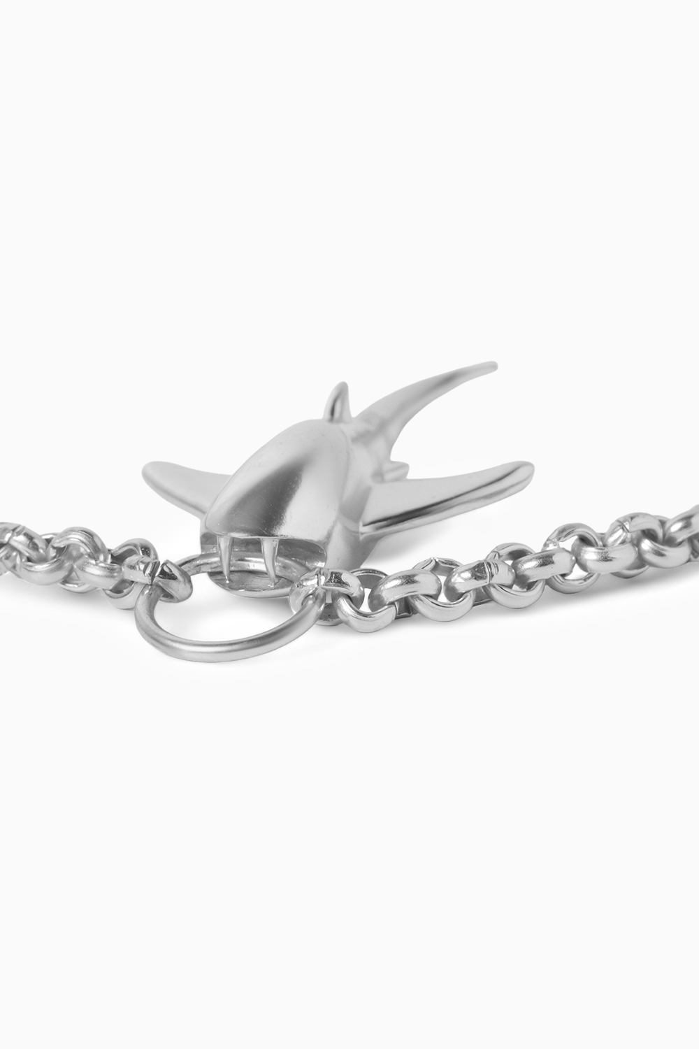 Shark Necklace Silver