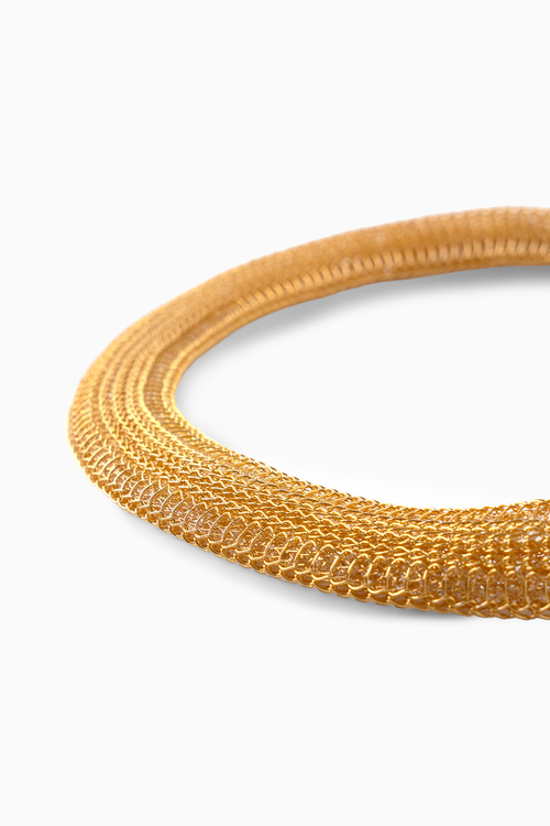 Time Of Shine Collar Gold Tone