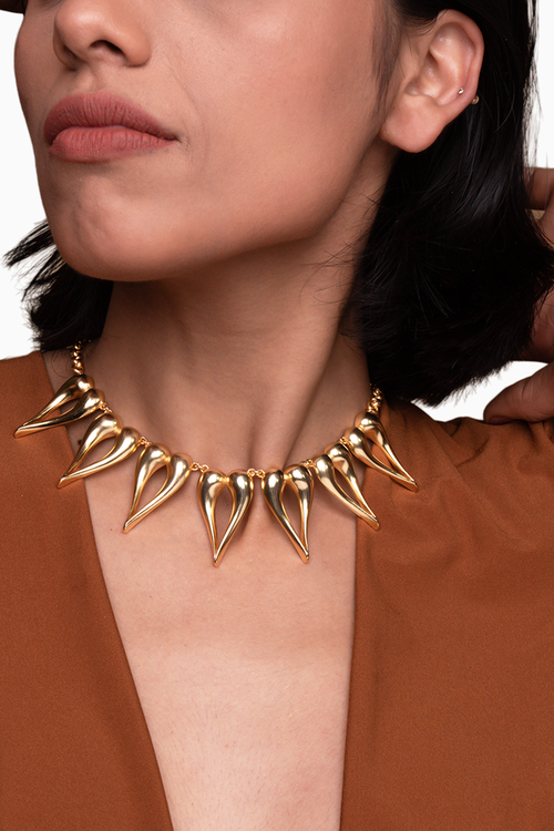 Venus Necklace Gold Tone