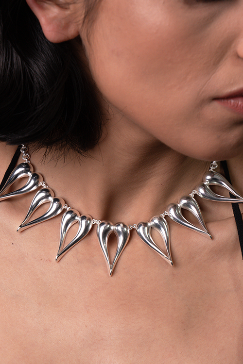 Venus Necklace Silver Tone