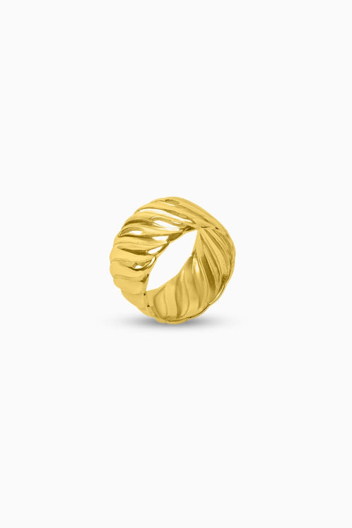 Sway Ring Gold Tone