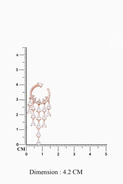 The Crystal Cascade Earrings