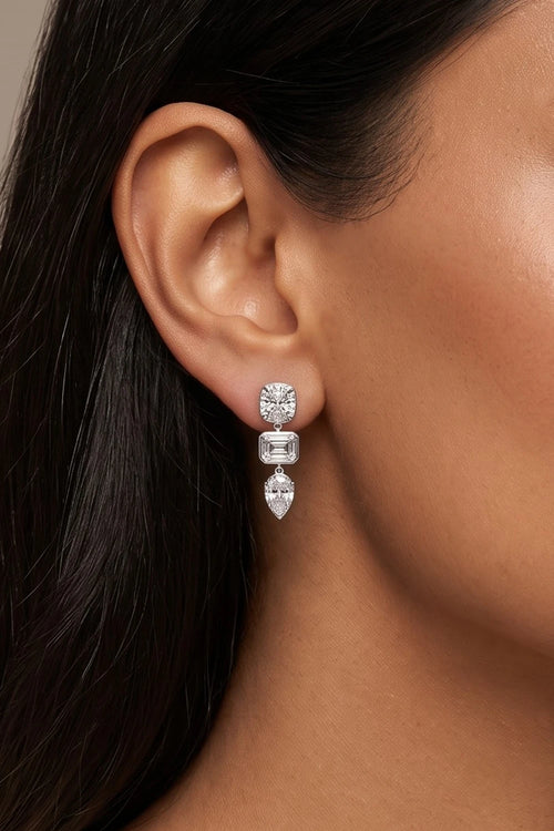 Trinity Drop Earrings