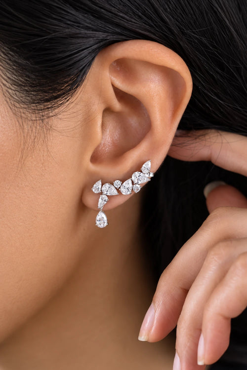 Laurel Diamond Drop Cuff