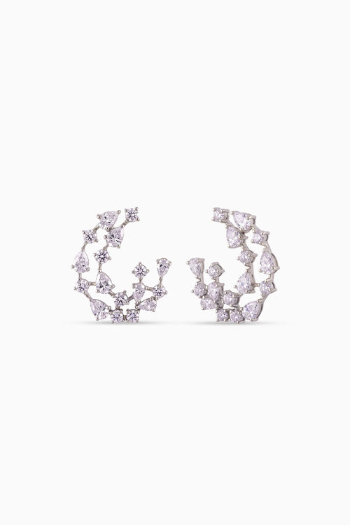 Amarante Open Hoop Earrings
