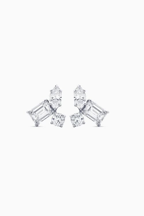 Vera Multi-Shape Stud Earrings