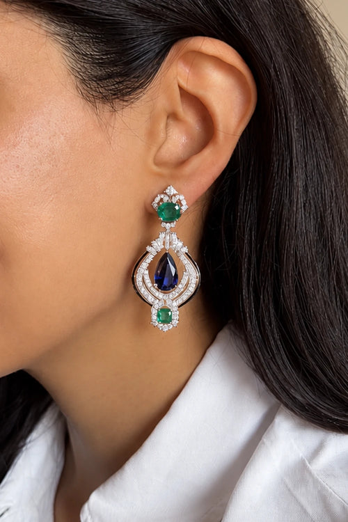 Althea Deco Gemstone Drops