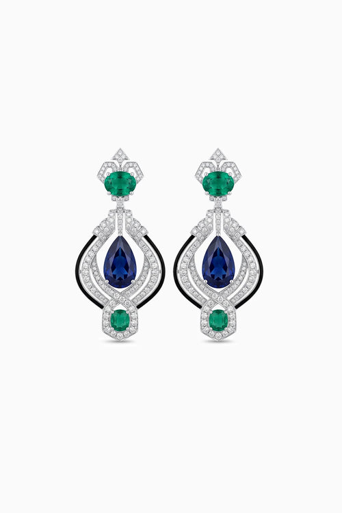Althea Deco Gemstone Drops
