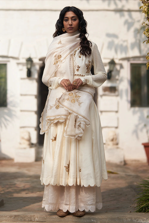 Salma Sitara Rani Kali Kurta Set