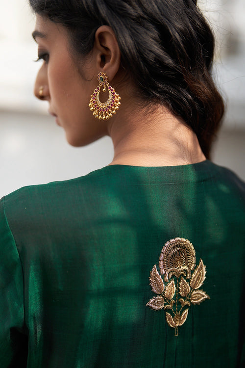 Rani Zardozi Kali Kurta set