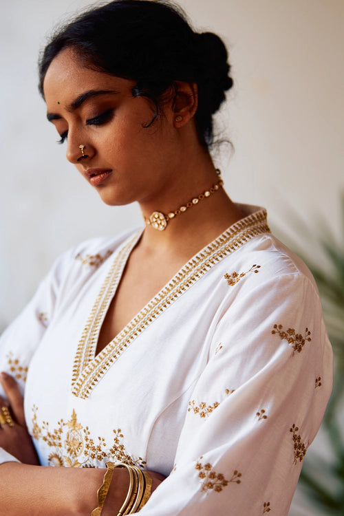 Usha Rani Kali Kurta Set