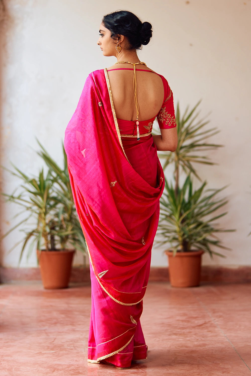 Zariphool Rani Saree & Blouse
