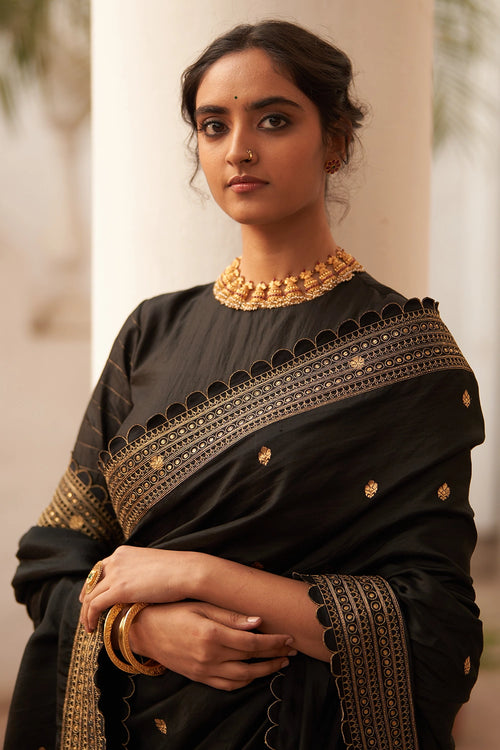 Rani Kairi Saree & Blouse