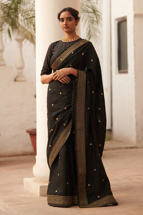 Rani Kairi Saree & Blouse