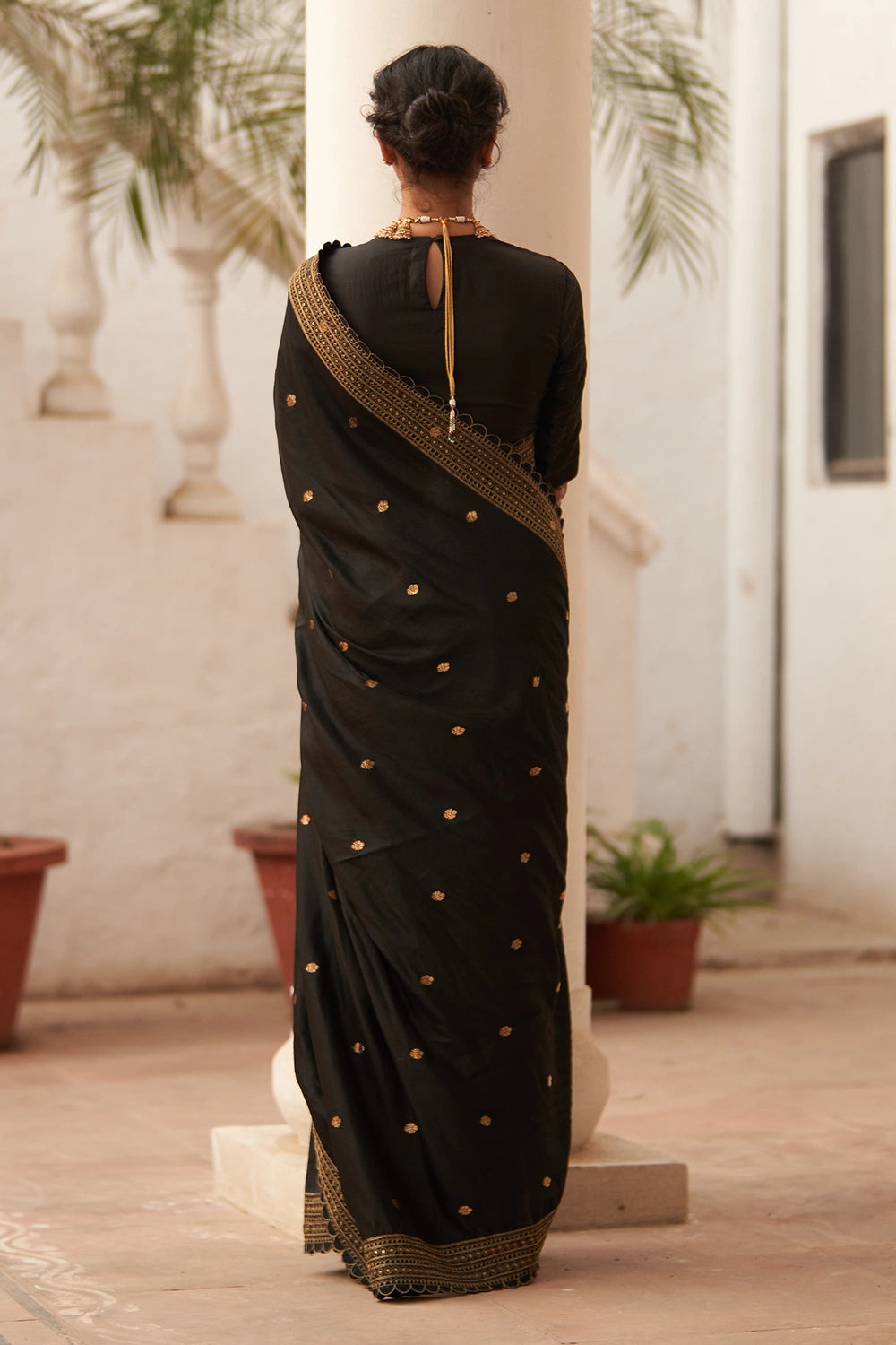 Rani Kairi Saree & Blouse