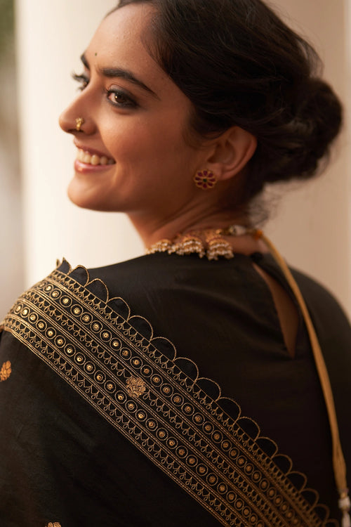 Rani Kairi Saree & Blouse