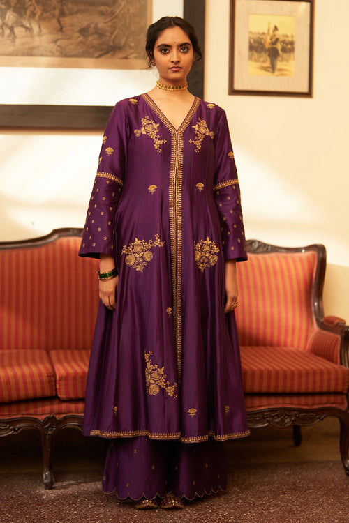 Rani Jamuni Kali Kurta set