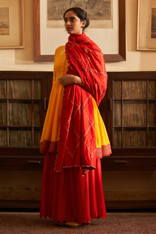 Surmai Rani Sharara Set