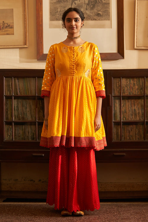 Surmai Rani Sharara Set