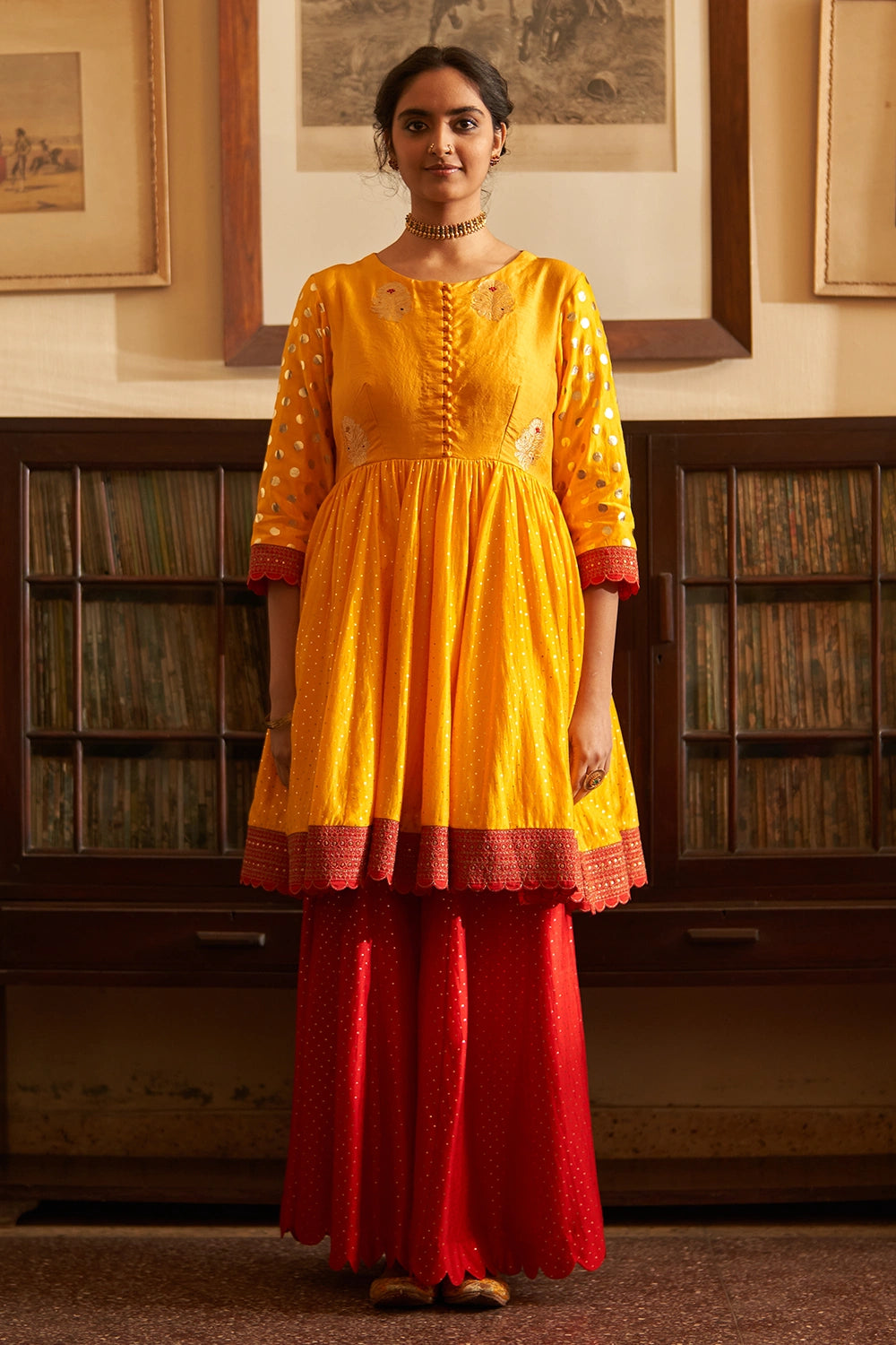 Surmai Rani Sharara Set