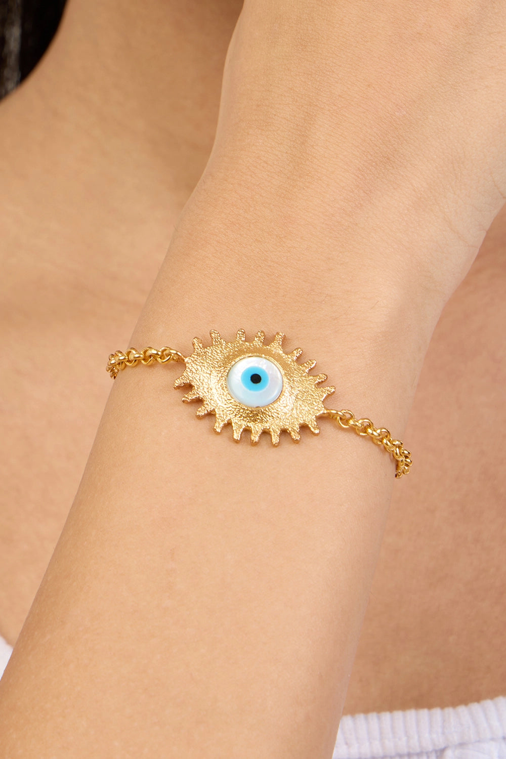 Evil Eye Gold Bracelet