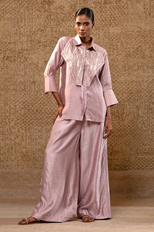 Diamond Yolk Lilac Shirt Set