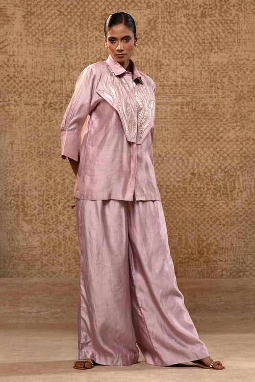 Diamond Yolk Lilac Shirt Set