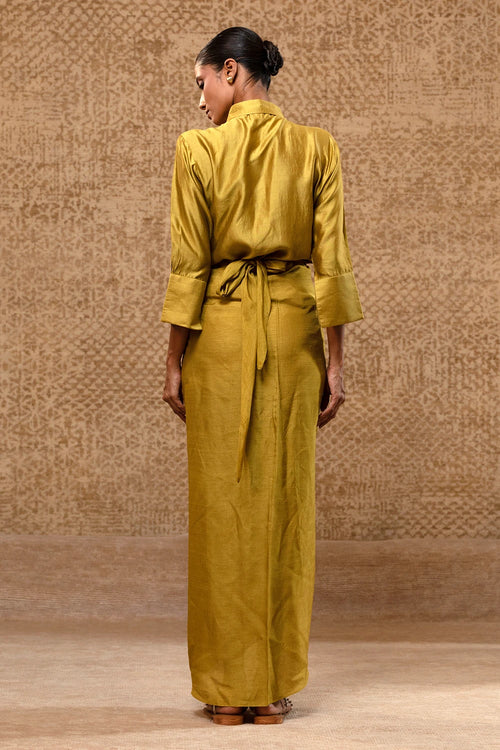 Diamond Yolk Mustard Shirt Set