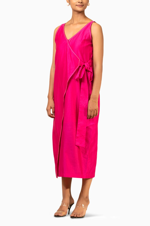 Grace Pink Side Knot Dress