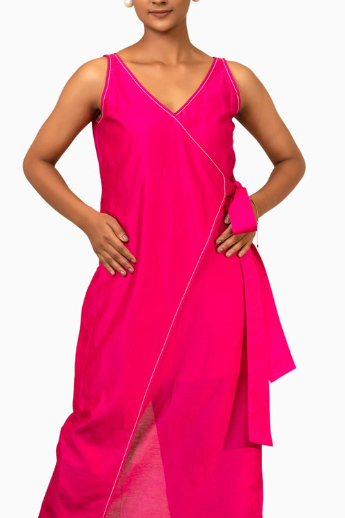 Grace Pink Side Knot Dress
