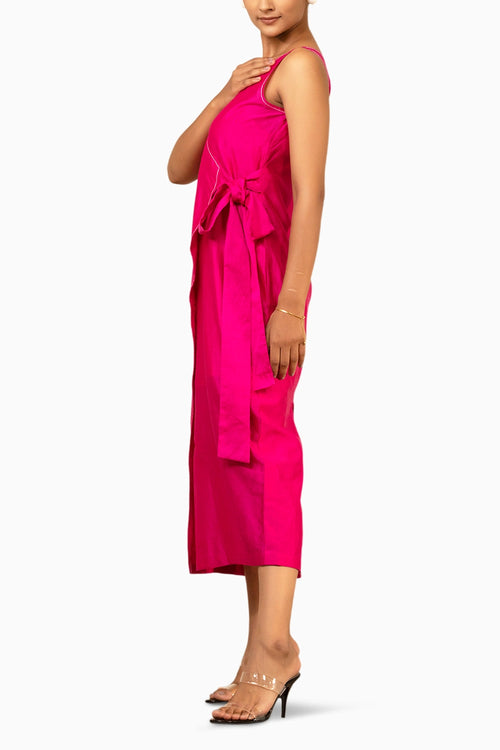 Grace Pink Side Knot Dress