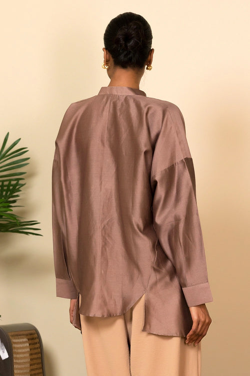 Mauve Side Cluster Shirt