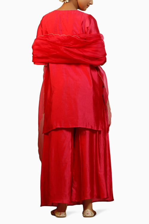 Noor Pink Dori Kurta Set