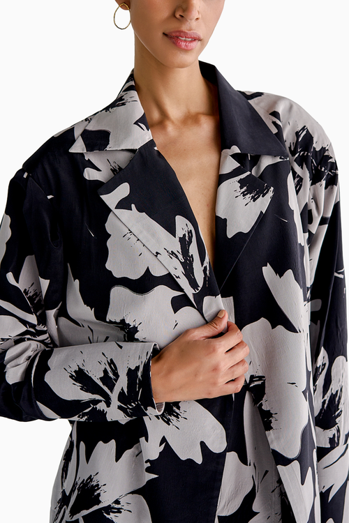 Black White Bomber Jacket and Pants