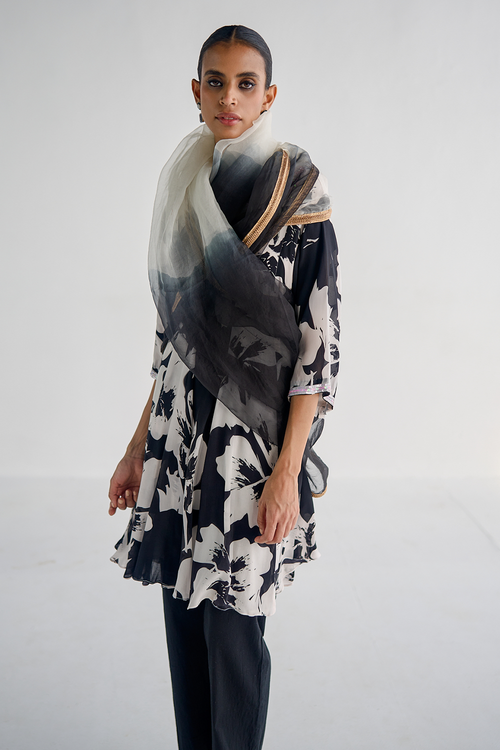 Black Print Anarkali