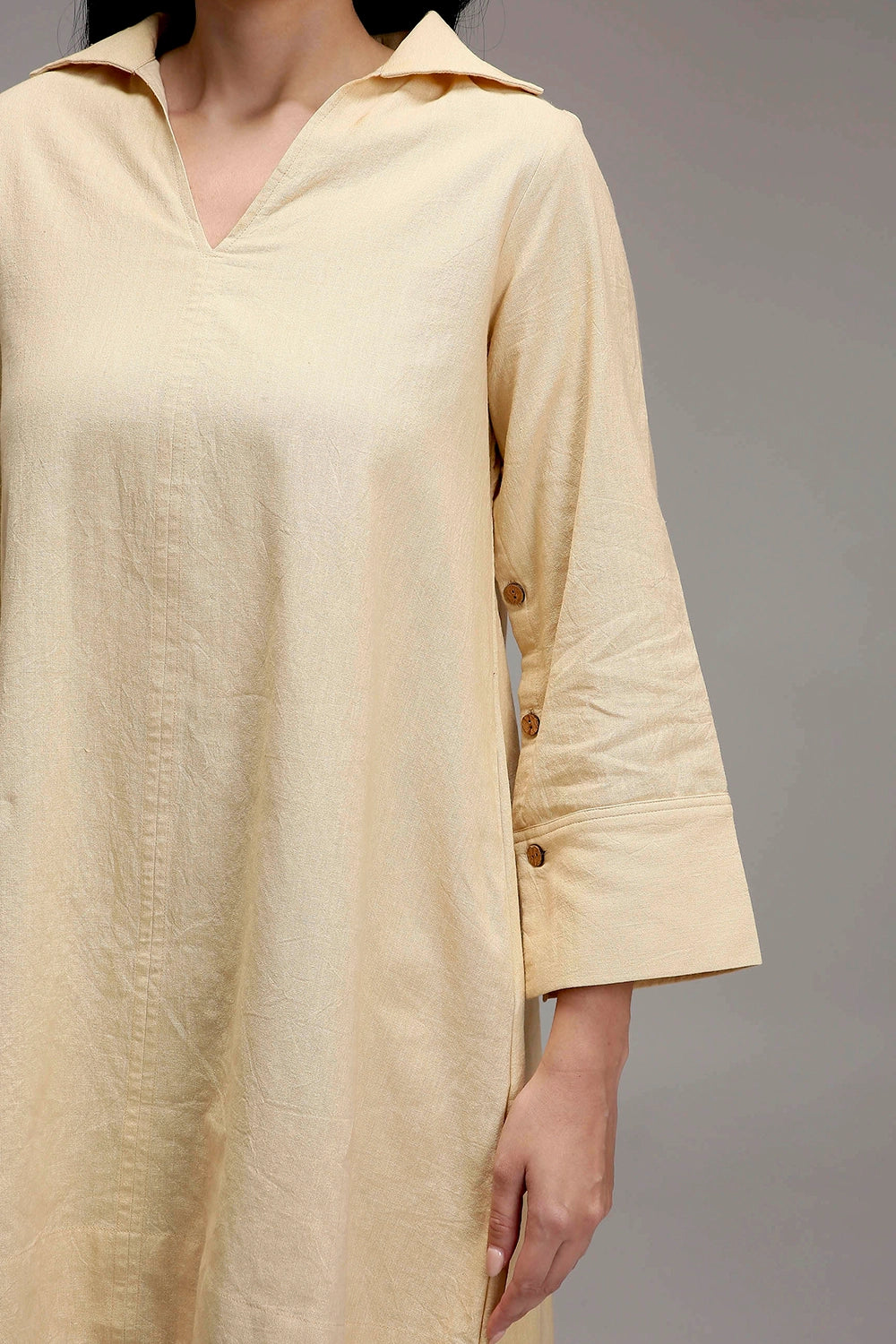 Egg-Shell A-Line Shift Dress 4XL