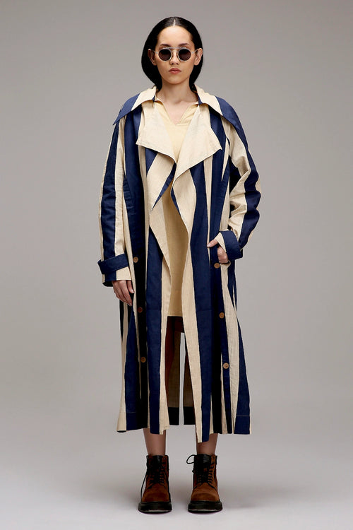 Egg-Shell Jacket And A-Line Shift Dress Set