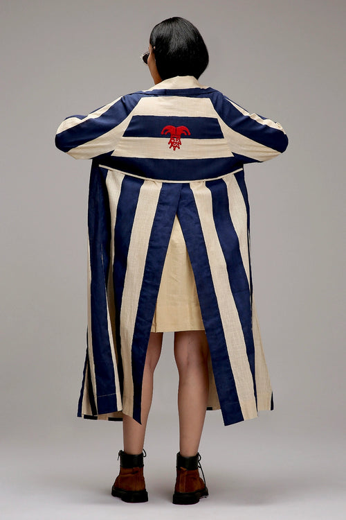 Egg-Shell Jacket And A-Line Shift Dress Set